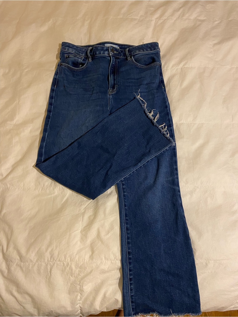 CJLA Kate Crop Flare Jeans Dark Wash